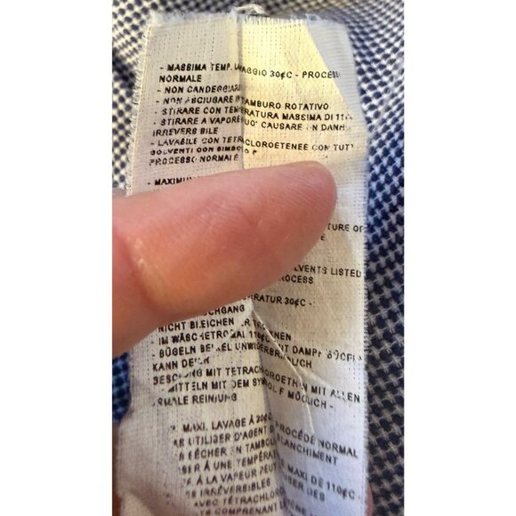 Armani Collezione Mens Dress Shirt 42/16.5 (Large) Blue Business - Picture 11 of 11